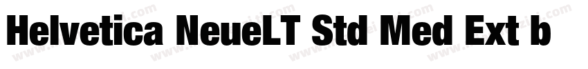Helvetica NeueLT Std Med Ext bold字体转换